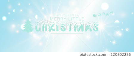 A vibrant and festive illustration celebrating Christmas with bright colors and joyful imagery 120802286