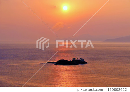 Hyogo Prefecture After Dawn Gashima (Ryugu Castle) Hyogo Prefecture After Dawn Gashima (Ryugu Castle) 120802622