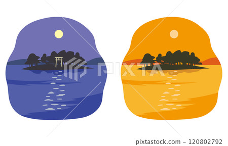 Lake Shinji, Shimane Prefecture, tourist attraction, material 120802792