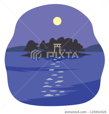 Lake Shinji, Shimane Prefecture, tourist attraction, material 120802826
