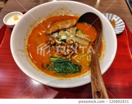 Dandan noodles at a Chinese restaurant Dandan noodles at a Chinese restaurant 120802831