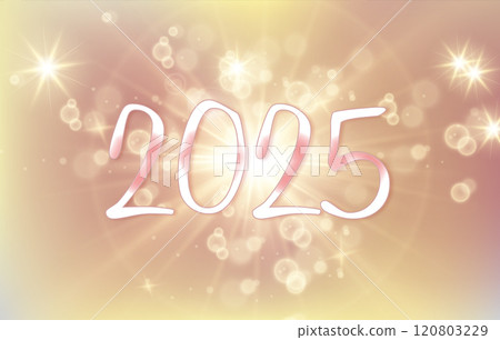 An elegant design celebrating New Year 2025 An elegant design celebrating New Year 2025 120803229