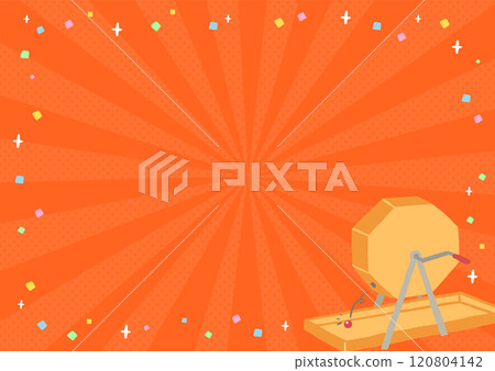 Garapon 彩票圖像插圖背景素材 Garapon 彩票圖像插圖背景素材 120804142