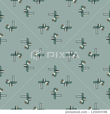 Textile motif seamless pattern. Lux fabric design textile swatch ladies dress, man shirt all over print block.  120804396