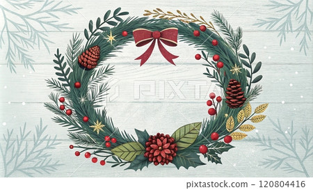 Amazing winter holiday wallpaper for your design.  120804416