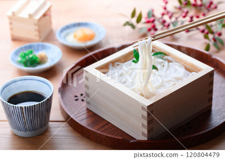 Simple flavor: freshly boiled kamaage udon 120804479