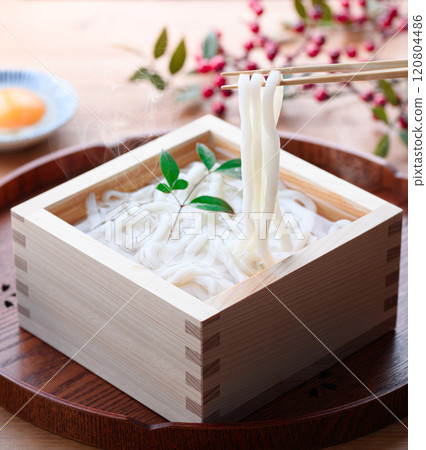 Simple flavor: freshly boiled kamaage udon Simple flavor: freshly boiled kamaage udon 120804486