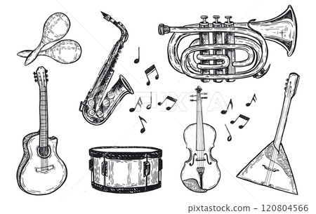 music, instrument, vector 120804566
