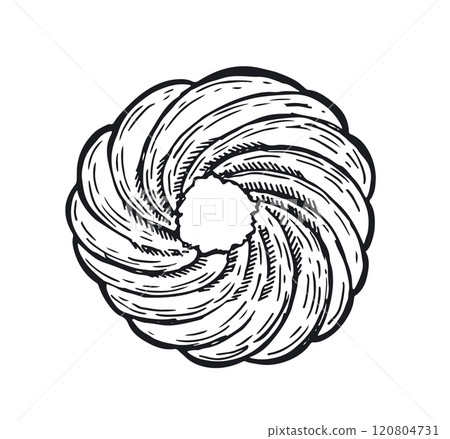 cookie, sketch, vector 120804731