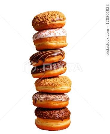 堆疊的甜甜圈 120805028