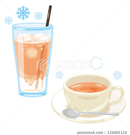 熱奶茶和冰奶茶 120805128