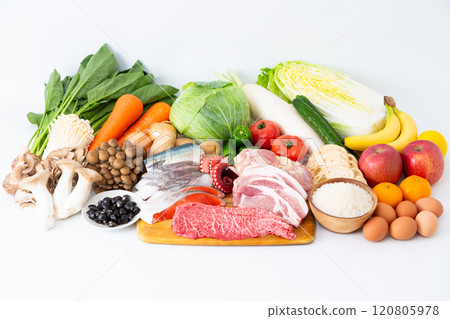 A collection of various ingredients 120805978