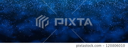 Underwater dark blue gradient bg with glowing plankton and overlay effects 120806010