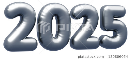 3D圖像_字母氣球_2025_銀色 120806054