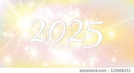 Loading on the beautiful 2025 Illustration design Loading on the beautiful 2025 Illustration design 120806251