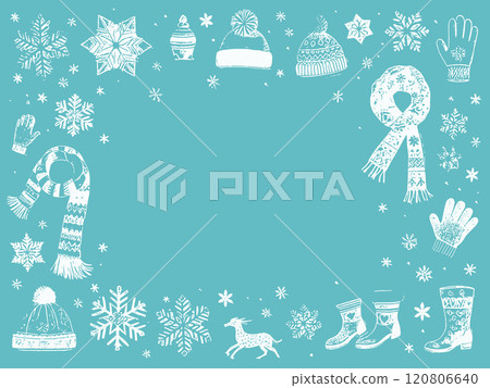 minimalistic Contour drawing of winter clothes on a monochrome background. High quality illustration minimalistic Contour drawing of winter clothes on a monochrome background. High quality illustration 120806640