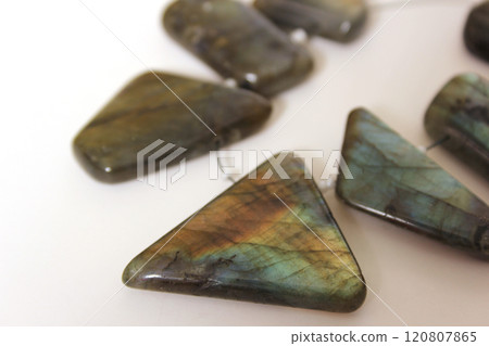 Large Labradorite Beads on String For Jewelry Making 120807865