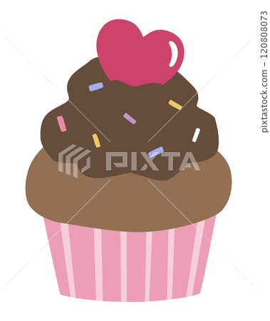 可愛的蛋糕的向量圖 120808073