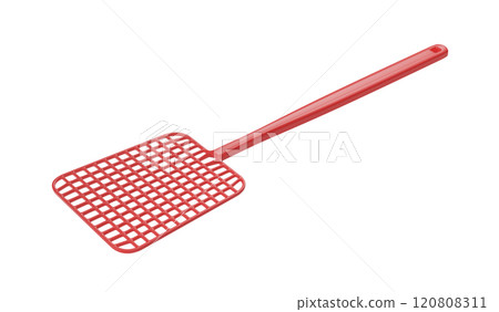 Red fly swatter 120808311