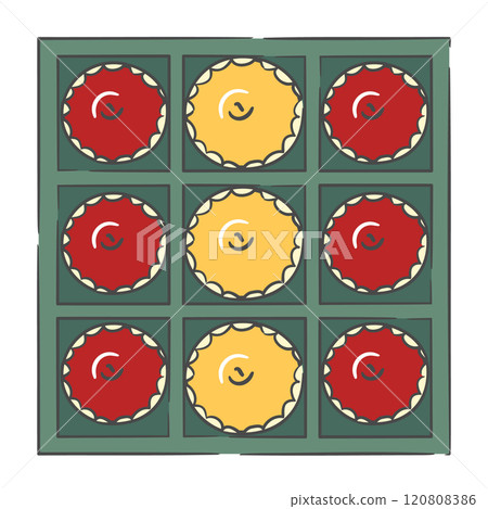 Korean Holiday Gift Set Illustration 120808386