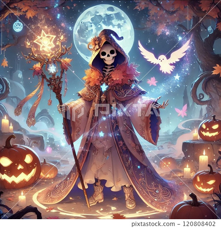萬聖節插圖 萬聖節插圖 120808402