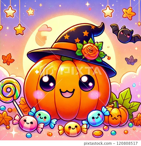 萬聖節插圖 萬聖節插圖 120808517