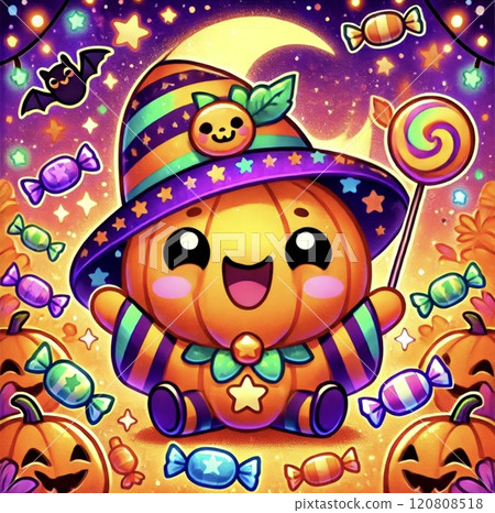 萬聖節插圖 萬聖節插圖 120808518