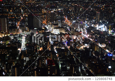 大阪夜景空拍心齋橋 大阪夜景空拍心齋橋 120808748