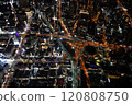 大阪夜景空拍難波 120808750