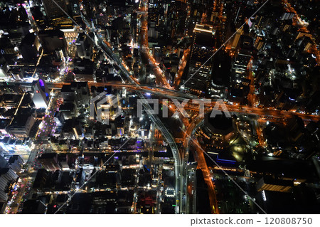 大阪夜景空拍難波 大阪夜景空拍難波 120808750