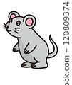 老鼠插畫漫畫風格 120809374