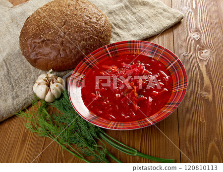 russian red-beet soup (borscht) russian red-beet soup (borscht) 120810113