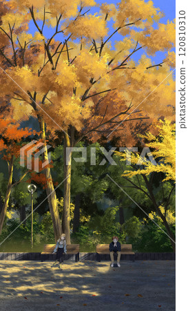 黃色時間/秋季風景圖 黃色時間/秋季風景圖 120810310