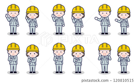 Male and female construction workers 03 120810515