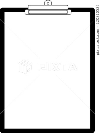 Simple and versatile clipboard illustration material 120810525