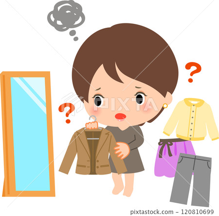 一個很難協調衣服的女人 120810699