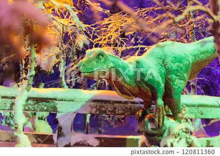 Magic forest at winter, Mysterious Forest in Murmansk region, Kirovsk, fantastic creation 120811360