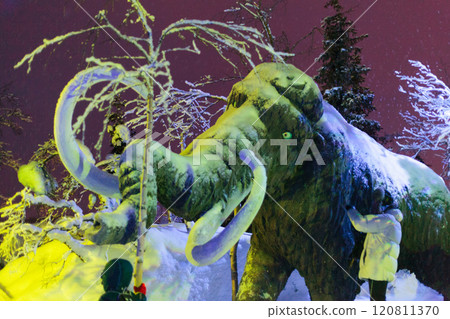 Magic forest at winter, Mysterious Forest in Murmansk region, Kirovsk, fantastic creation Magic forest at winter, Mysterious Forest in Murmansk region, Kirovsk, fantastic creation 120811370