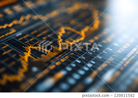 股市圖表。使用折線圖和長條圖進行業務資料分析 股市圖表。使用折線圖和長條圖進行業務資料分析 120811582