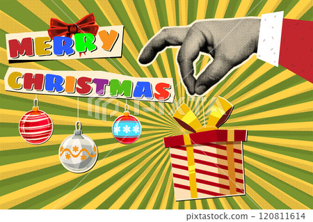 Christmas and New Year vintage background Christmas and New Year vintage background 120811614