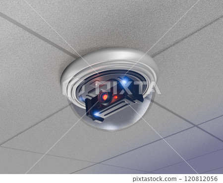 Crime prevention image (security camera/surveillance camera) Crime prevention image (security camera/surveillance camera) 120812056