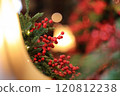 Christmas Background Concept, Closeup Christmas Tree Decoration with bokeh background. 120812238