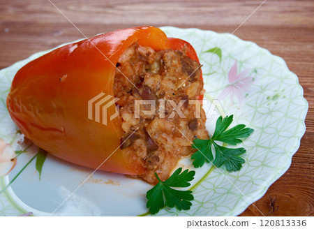 Stuffed paprika Stuffed paprika 120813336