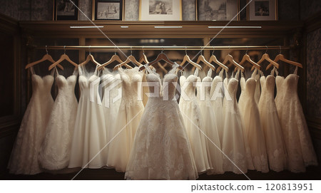 [Clothes on hangers] Wedding dress 120813951