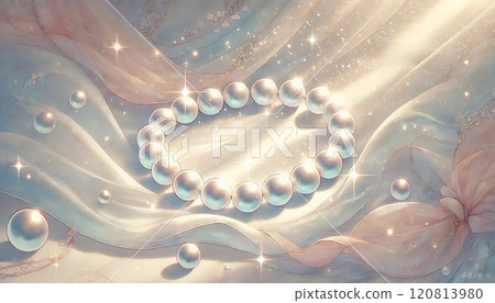 Pearl bracelet and soft fabric 120813980