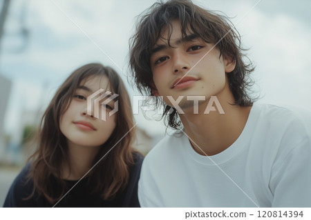 AI-generated images: Bust-up portraits of teenage boys and girls AI-generated images: Bust-up portraits of teenage boys and girls 120814394