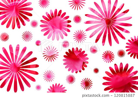 粉紅色花朵字母素材 粉紅色花朵字母素材 120815887
