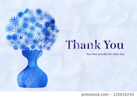 Blue vase letter material 120816230