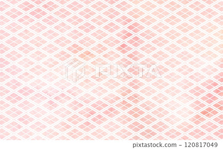 Watercolor Japanese pattern: diamond pattern Watercolor Japanese pattern: diamond pattern 120817049