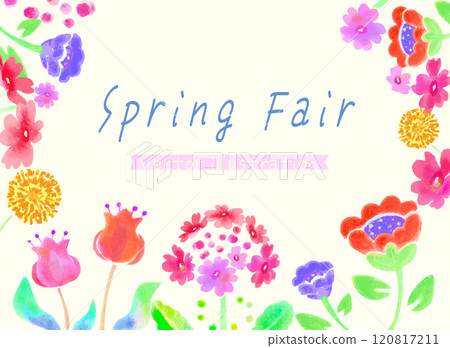 Watercolor floral vector illustration Watercolor floral vector illustration 120817211